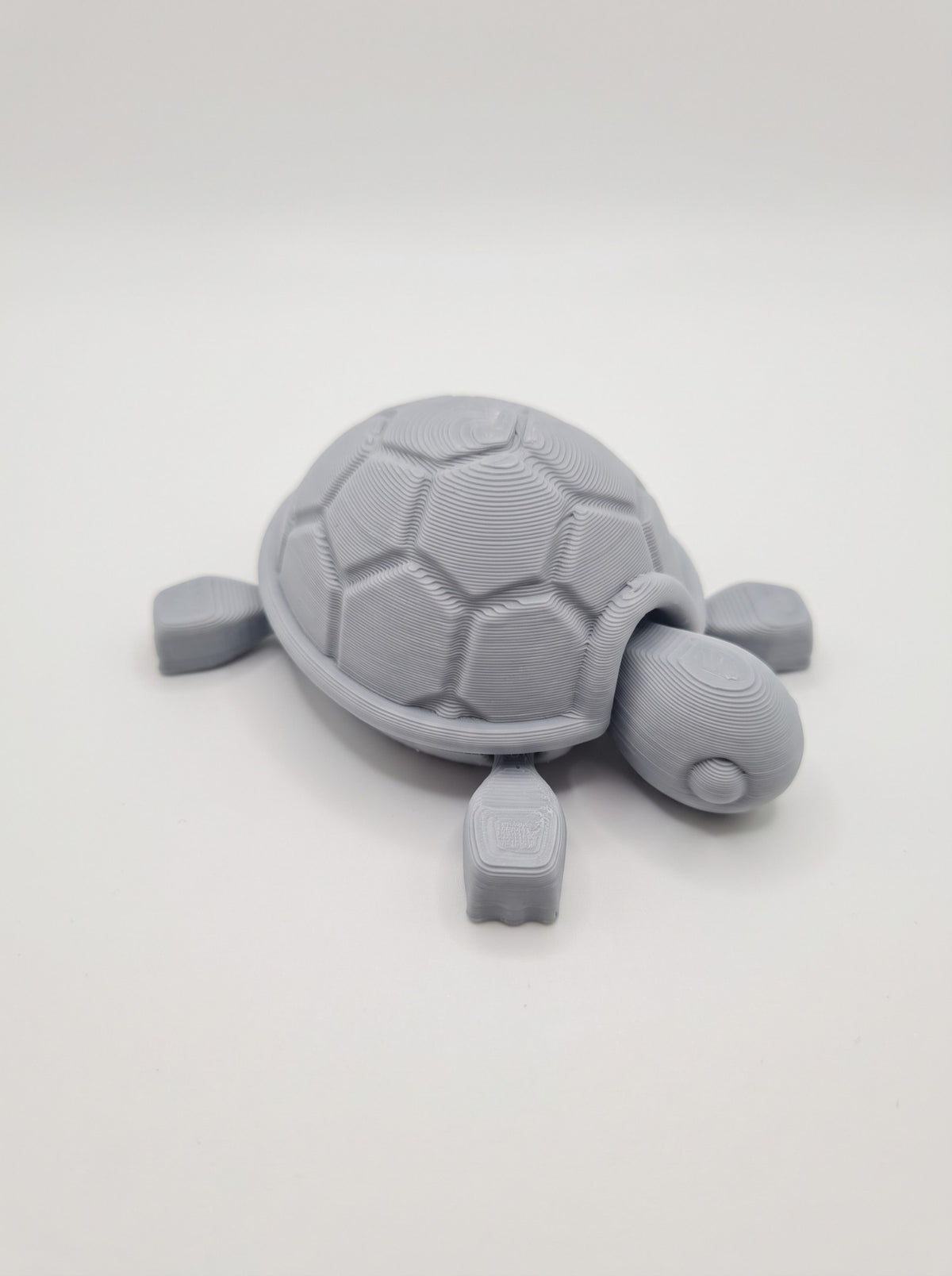 Tortuga articulada 3D gris