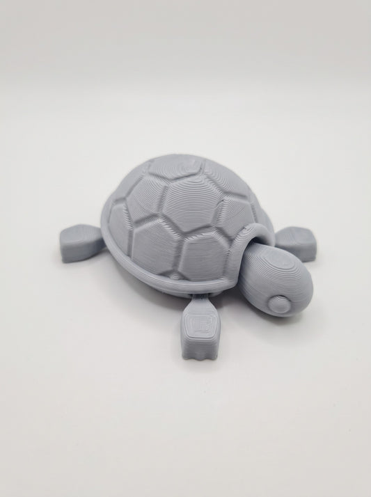 Tortuga articulada 3D negra