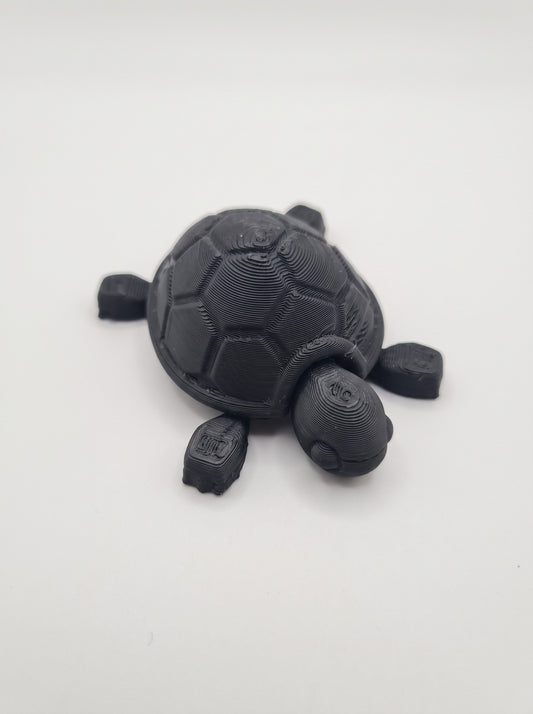 Tortuga articulada 3D negra